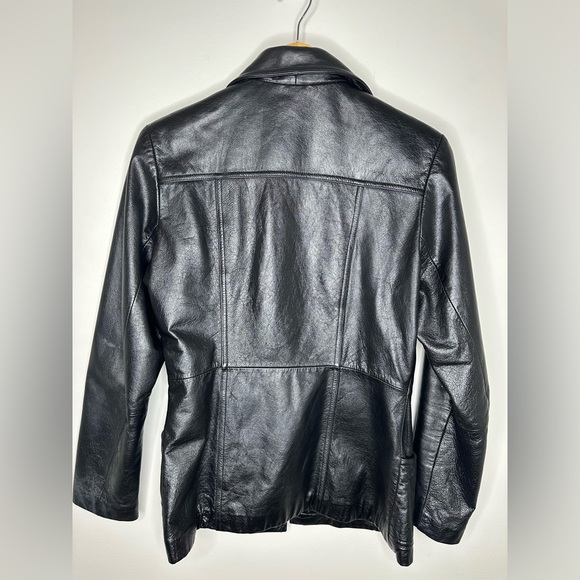 Wilson’s 100% Leather Black Jacket - Picture 5 of 9